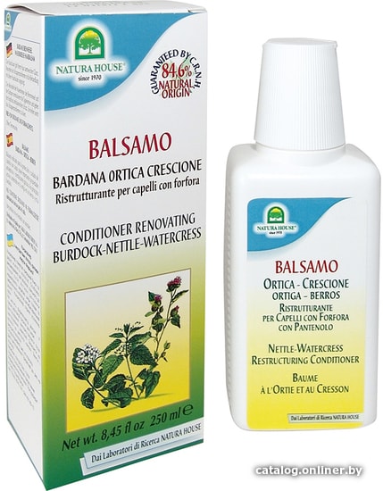 

Бальзам Natura House Conditioner Renovating Burdock Nettle Watercress