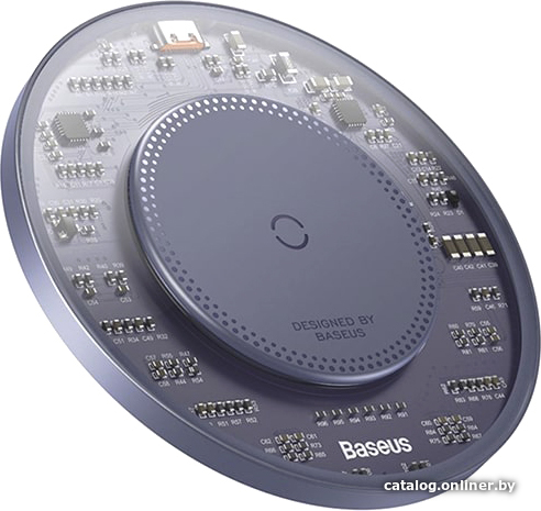

Беспроводное зарядное Baseus Simple 2 Wireless Charger 15W CCJJ050005 (фиолетовый)