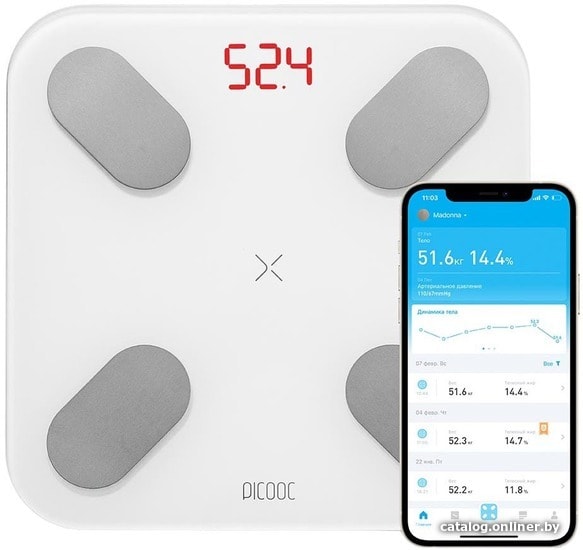 

Напольные весы Picooc Mini V2 (белый)