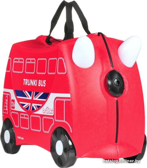 

Чемодан-спиннер Trunki Автобус Борис (красный)