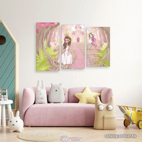 

Модульная картина Citydecor Princess 16.50 77x117 см