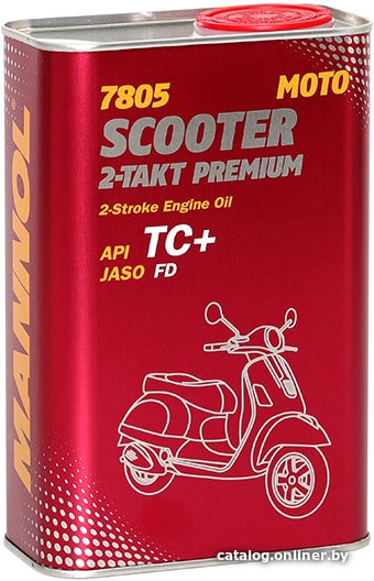 

Моторное масло Mannol Scooter 2-Takt Premium 1л