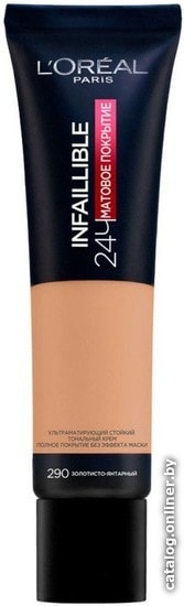 

Тональный крем L'Oreal Infaillible 24ч стойкий матирующий 290