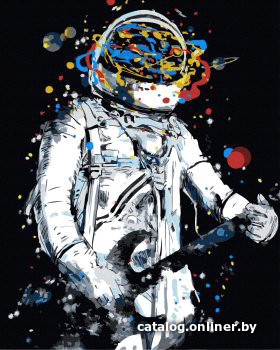 

Картина по номерам PaintBoy Космонавт на Луне G528