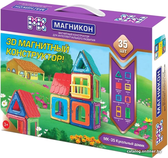

Магнитный конструктор Магникон МК-35 Кукольный домик