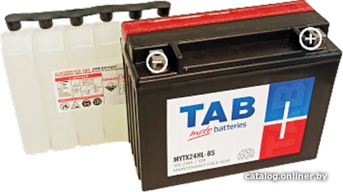 

Мотоциклетный аккумулятор TAB YTX24HL-BS (21 А·ч)