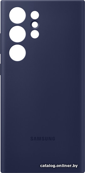 

Чехол для телефона Samsung Silicone Case S23 Ultra (темно-синий)