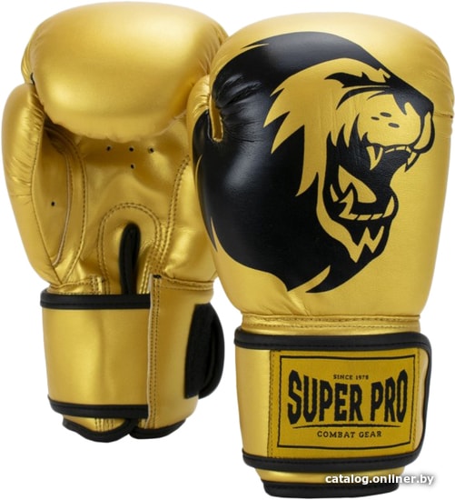 

Перчатки для единоборств Super Pro Combat Gear Talent SPBG130-35900 6 oz (золотистый)