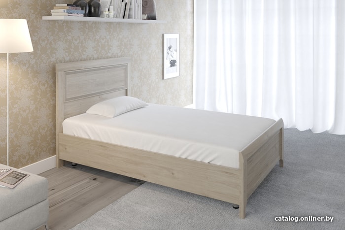 

Кровать Лером Карина КР-2021-ГС 120x200 (гикори джексон светлый)