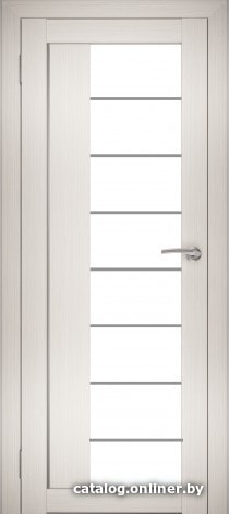 

Межкомнатная дверь Юни Амати 9 60x200 (эшвайт/матовое стекло)