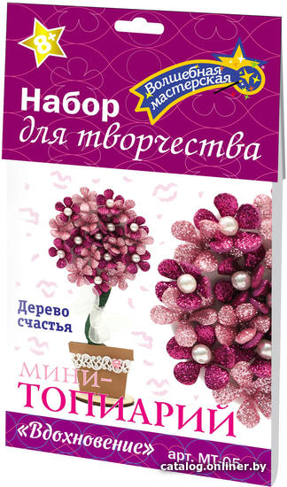 

Набор для создания поделок/игрушек Волшебная мастерская Топиарий мини Вдохновение МТ-05