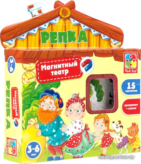 

Развивающая игра Vladi Toys Магнитный театр Репка VT3206-07