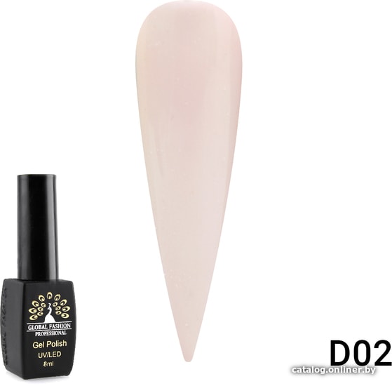 

Гель-лак Global Fashion Black Elite серии D (тон D02) 8 мл