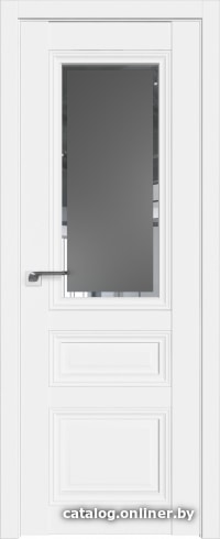 

Межкомнатная дверь ProfilDoors 2.109U 80x200 (аляска, стекло square графит)