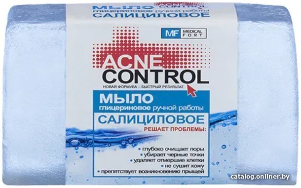 

Acne Control Мыло твердое Глицериновое Салициловое 100 г