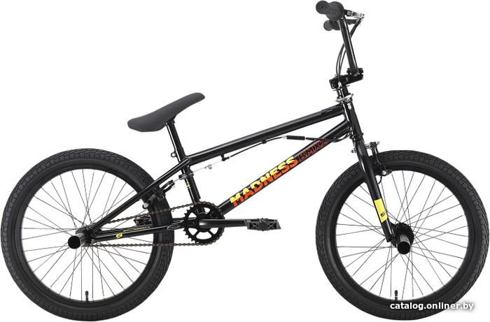 

Велосипед Stark Madness BMX 2 2022 (черный/оранжевый)