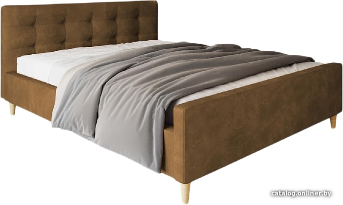 

Кровать Craftmebel Pinko 200x160 (вельвет, коричневый)