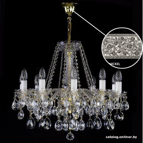 

Подвесная люстра ArtGlass Heidi X. Nickel Ce
