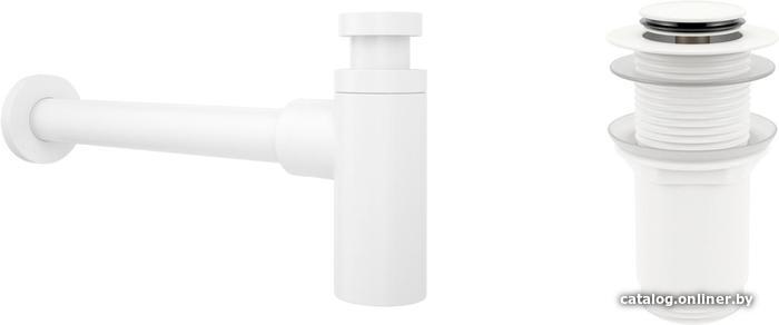 

Сифон Wellsee Drainage System 182108002 (сифон, донный клапан, матовый белый)