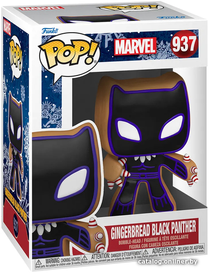 

Фигурка Funko POP! Bobble Marvel Holiday Gingerbread Black Panther 50662