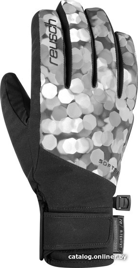 

Горнолыжные перчатки Reusch Britney R-Tex XT 6131234-7026 (р-р 7, black/multi grey)