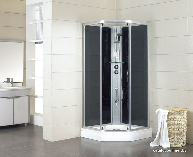 

Душевая кабина Bravat Waterfall 90x90 [N10806 Black]