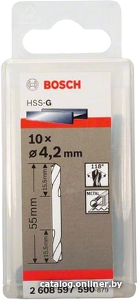 

Набор оснастки Bosch 2608597590 (10 предметов)