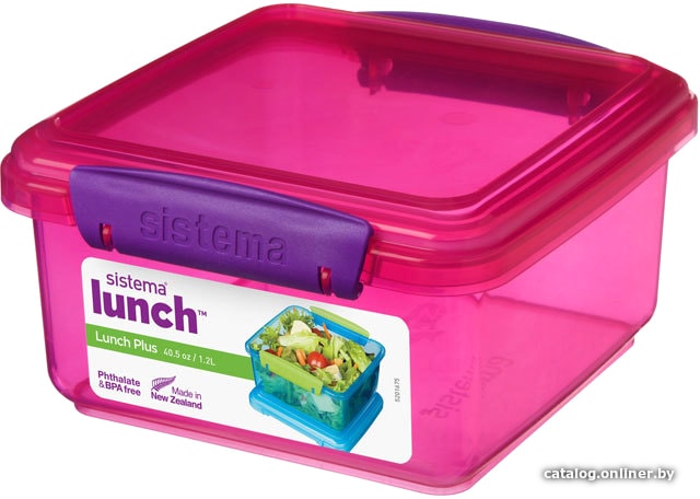 

Контейнер Sistema Lunch 31651 (розовый)