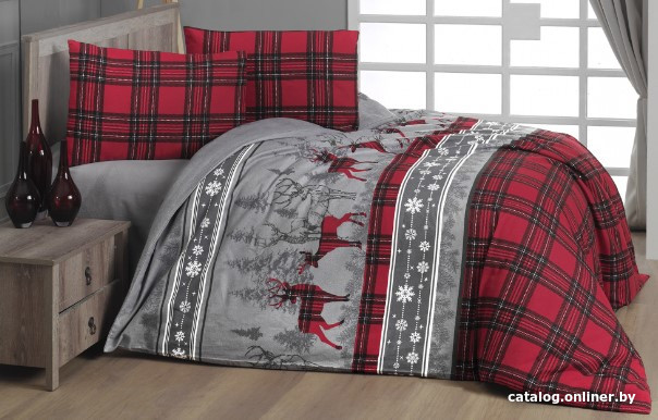 

Постельное белье Karven Happinies Red евро N244