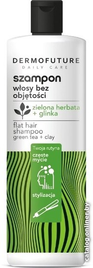 

Шампунь DermoFuture Daily Care с зеленым чаем и глиной 380 мл