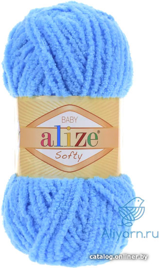 

Пряжа для вязания Alize Softy 364 (115 м, морская волна)