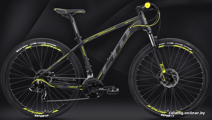 

Велосипед LTD Rocco 756 27.5 2021 (черный/желтый)