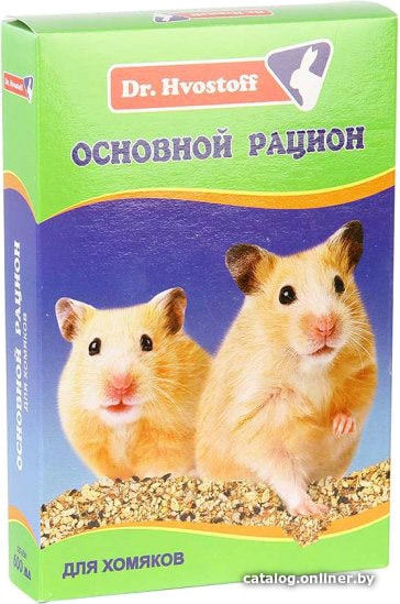 

Корм для грызунов Dr.Hvostoff Основной рацион для хомяков 600 мл