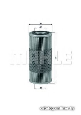 

Масляный фильтр Mahle Knecht OX12D
