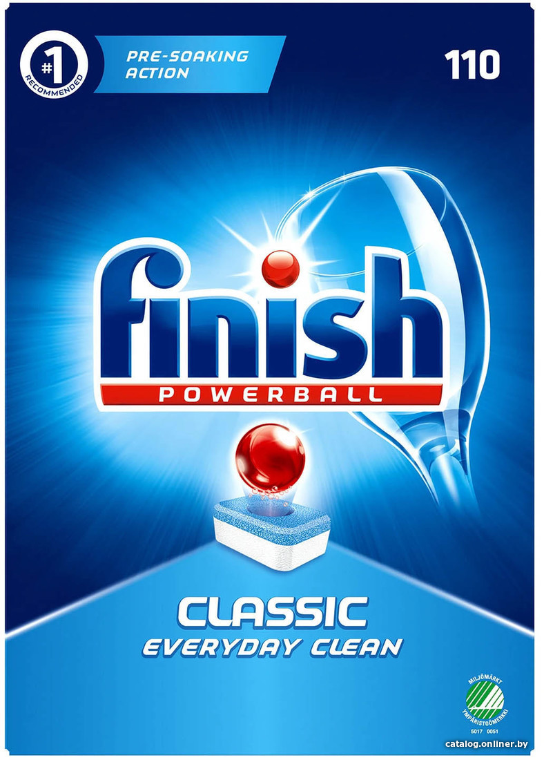 

Таблетки для посудомоечной машины Finish Powerball Classic Everyday Clean (110 шт)