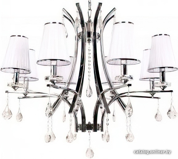 

Подвесная люстра Lumina Deco Glamour LDP 66247-8 WT+CHR