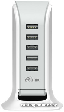 

Сетевое зарядное Ritmix RM-5055AC (белый)