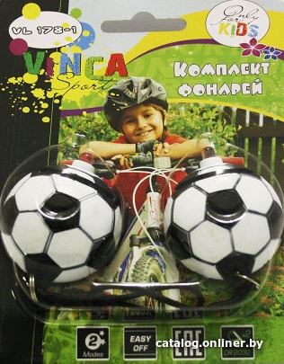 

Декоративная подсветка велосипедная Vinca Sport VL 178-1 футбольный мяч
