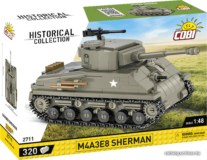 

Конструктор Cobi World War II 2711 M4A3E8 Sherman