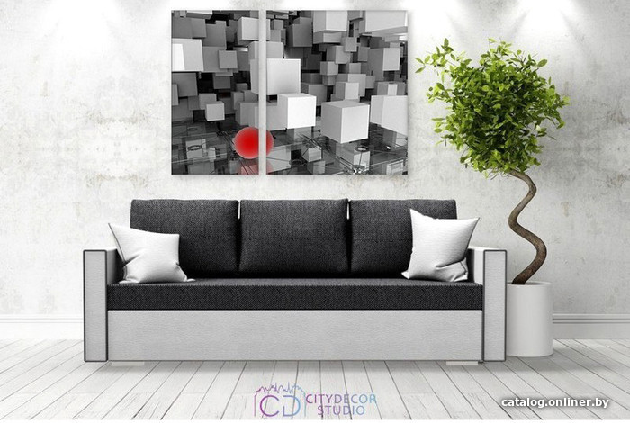 

Модульная картина Citydecor Абстракция 12.10 70x100 см