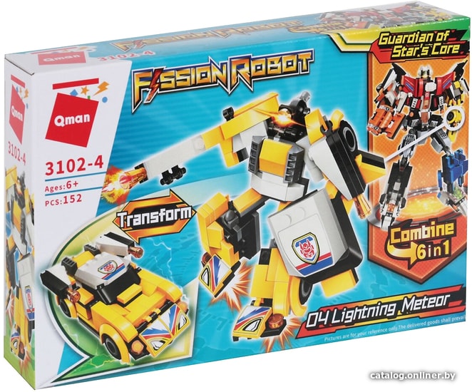 

Конструктор Qman Fission Robot 3102-4 Lightning Meteor