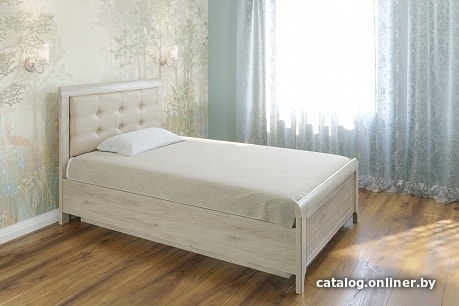 

Кровать Лером Карина КР-1032-ГС 140x200 (гикори джексон светлый)