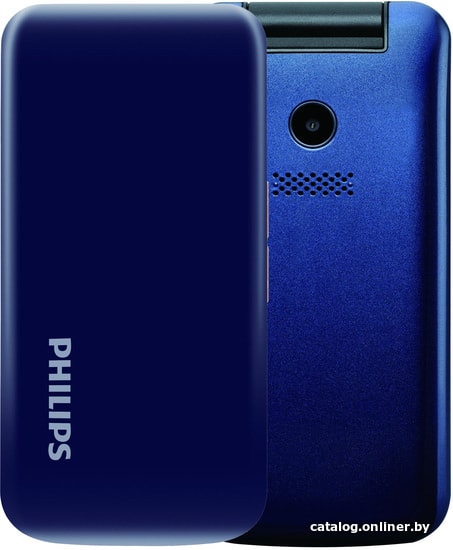 

Кнопочный телефон Philips Xenium E255 (синий)