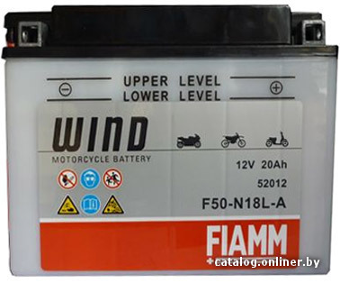 

Мотоциклетный аккумулятор FIAMM F50-N18L-A (20 А·ч)