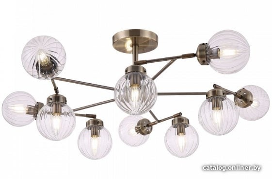 

Припотолочная люстра Freya Daisy FR5041PL-10BS
