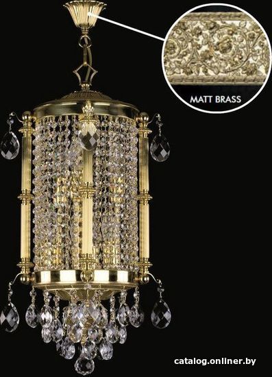 

Подвесная люстра ArtGlass Bianca Matt Brass Ce