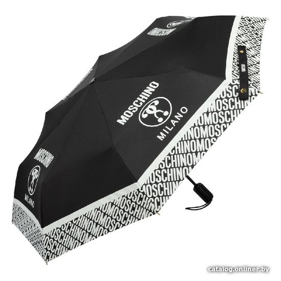 

Складной зонт Moschino Logo Black