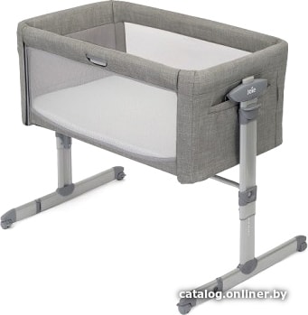 

Приставная детская кроватка Joie Roomie Glide (foggy grey)