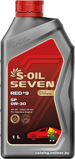 

Моторное масло S-OIL Seven Red #9 SP 0W-30 1л