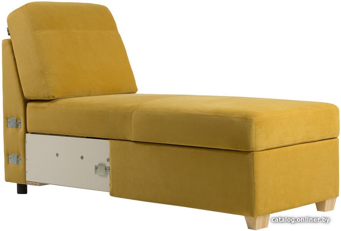 

Элемент модульного дивана Divan Гувер Velvet Yellow канапе (велюр, желтый)